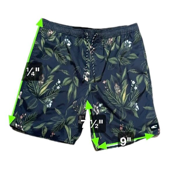 O'NEILL Indo Cruise Mens Volley Shorts M Swim Trunks Board Shorts Bathing Suit - Picture 3 of 7